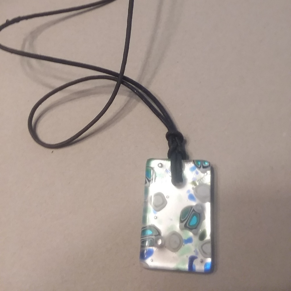 Venetian Glass Pendant from Italy
